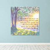Isaiah 58:8 canvas afdruk (Insitu (Houten vloer))