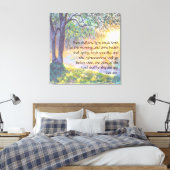Isaiah 58:8 canvas afdruk (Insitu (Slaapkamer))