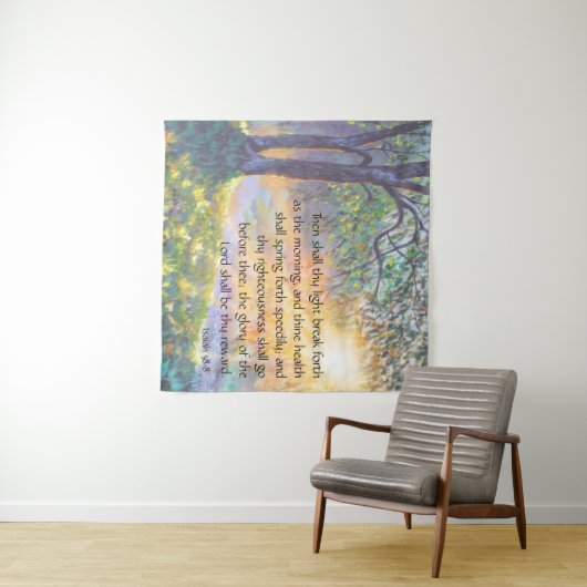 Isaiah 58:8 wandkleed (In Situ (horizontaal))