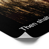 Isaiah 58:9 - Hier ben ik - Art Print (Hoek)