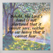 Isaiah 59:1 poster (Voorkant)