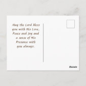 Isaiah 60:1 Arise Shine Uw licht is bijbel geworde Briefkaart (Achterkant)