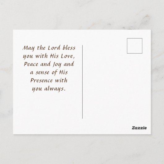 Isaiah 60:1 Arise Shine Uw licht is bijbel geworde Briefkaart (Achterkant)