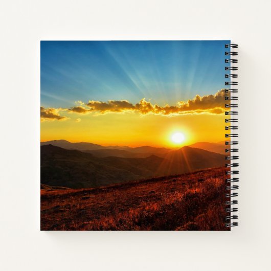 Isaiah 60:1 Arise Shine Uw licht is bijbel geworde Notitieboek (Achterkant)