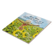 Isaiah 60:1 Arise Shine voor Uw licht is gekomen Tegeltje (Zijkant)