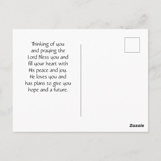 Isaiah 60:20 De Heer zal uw licht zijn Briefkaart (Achterkant)