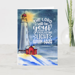 Isaiah 60:20 De Heer zal uw licht zijn Kaart
