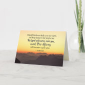 Isaiah 60:2 Darkness bedekt de aardBijbel Kaart (Voorkant)