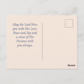 Isaiah 61:10 Ik ben erg blij in de Bijbel van de H Briefkaart (Achterkant)