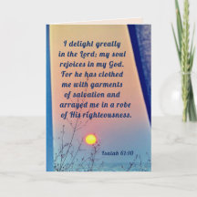 Isaiah 61:10 Ik ben erg blij in de Bijbel van de H