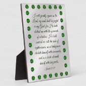 Isaiah 61:10 Plaque Fotoplaat (Zijkant)