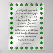 Isaiah 61:10 Poster (Voorkant)