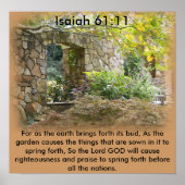 Isaiah 61:11 poster (Voorkant)