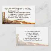 Isaiah 61:1 De geest van de Heer staat op mij Visitekaartje (Voorkant / Achterkant)