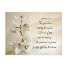 Isaiah 61:3 Beauty for Ashes, Bijbelverse, Orchid