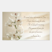 Isaiah 61:3 Beauty for Ashes, Bijbelverse, Orchid