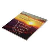 Isaiah 61:3 om schoonheid te geven aan Ashes, Bijb Tegeltje (Zijkant)