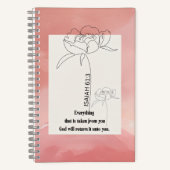 Isaiah 61:3 Spiral Notebook Notitieboek (Voorkant)