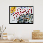 Isaiah 61 Freedom Poster (Keuken)
