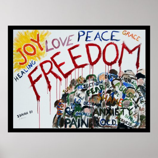 Isaiah 61 Freedom Poster (Voorkant)