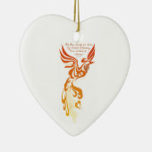 Isaiah 61 keramische hartversiering keramisch ornament (Rechts)