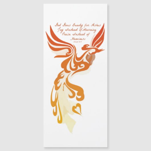 Isaiah 61 Phoenix Magnetic Card (Voorkant)