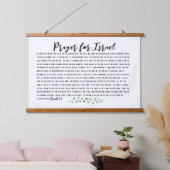 isaiah 62 Bijbel bewijst gebeden voor Israël Hangend Wandkleed (Slaapkamer)