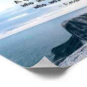 Isaiah 64:4 geen gehoor, bijbelverse poster (Hoek)