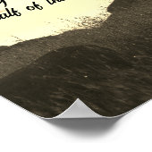 Isaiah 64:4 Geen oog heeft een God zoals jij gezie Poster (Hoek)