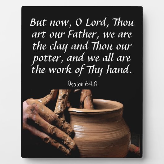 Isaiah 64:8 fotoplaat (Voorkant)