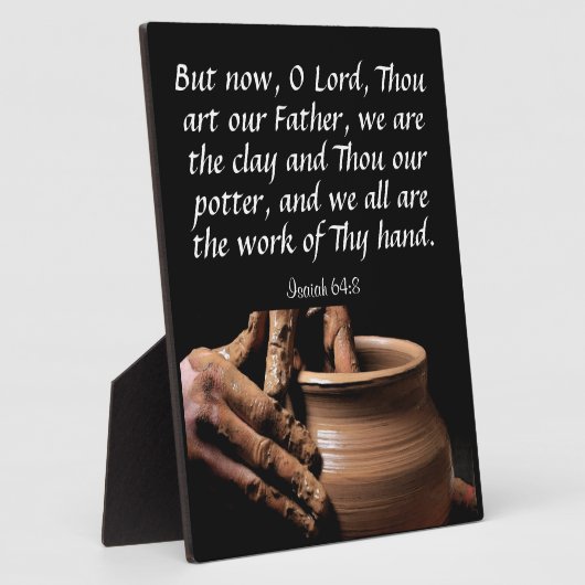 Isaiah 64:8 fotoplaat (Zijkant)