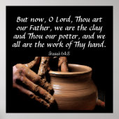 Isaiah 64:8 poster (Voorkant)