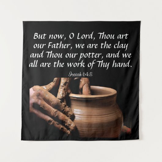 Isaiah 64:8 wandkleed (Voorkant)