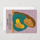Isaiah 66:13 Comforting Mother and Baby Postcard Briefkaart (Voorkant / Achterkant)