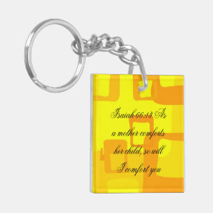 Isaiah 66:13 sleutelhanger