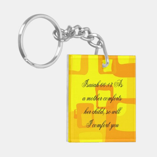 Isaiah 66:13 sleutelhanger (Voorkant Links)
