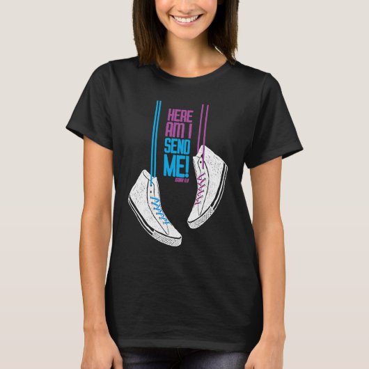 Isaiah 68 Ik stuur me. T-shirt (Voorkant)