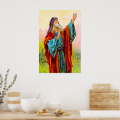 Isaiah 6 Isaiah hoort Gods Voice poster (Keuken)