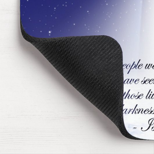 Isaiah 9:2 kerstfoto muismat (Hoek)