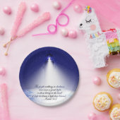 Isaiah 9:2 kerstfoto papieren bordje (Feest)