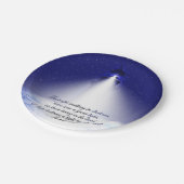 Isaiah 9:2 kerstfoto papieren bordje (Gekanteld)