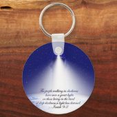 Isaiah 9:2 kerstfoto sleutelhanger (Voorkant)
