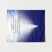 Isaiah 9:2 kerstfoto  wandkleed (Voorkant (horizontaal))