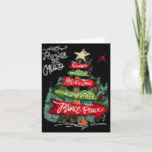 Isaiah 9_6 And He Will Be Called Jesus Christmas C Kaart (Voorkant)