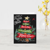 Isaiah 9_6 And He Will Be Called Jesus Christmas C Kaart (Gele Bloem)