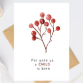 Isaiah 9:6 Christmas Greeting Card Feestdagen Kaart