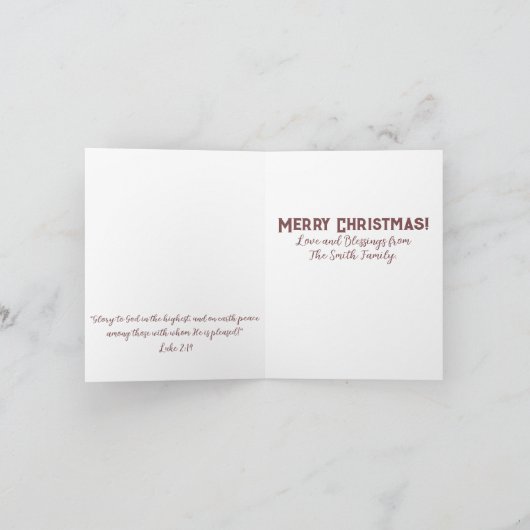 Isaiah 9:6 kaart (Binnen)