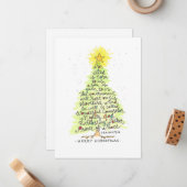 ISAIAH 9:6 KERST NOTITIEKAARTJE (Voorkant / Achterkant in situ)