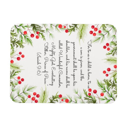 Isaiah 9:6 magneet (Horizontaal)