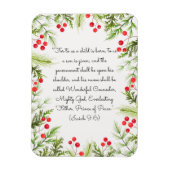 Isaiah 9:6 magneet (Verticaal)